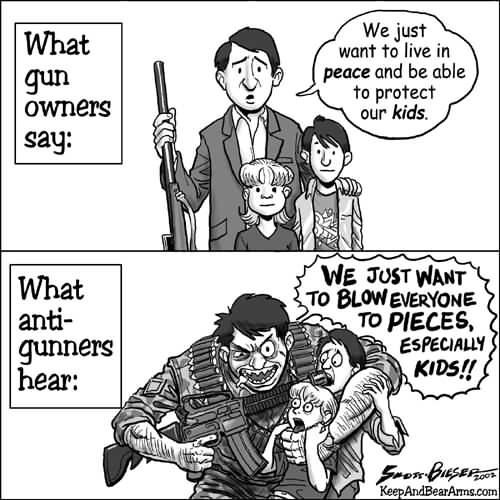 gun control cartoons. Cartoon via email from Barron.