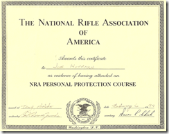 NRAPersonalProtectionCertificate